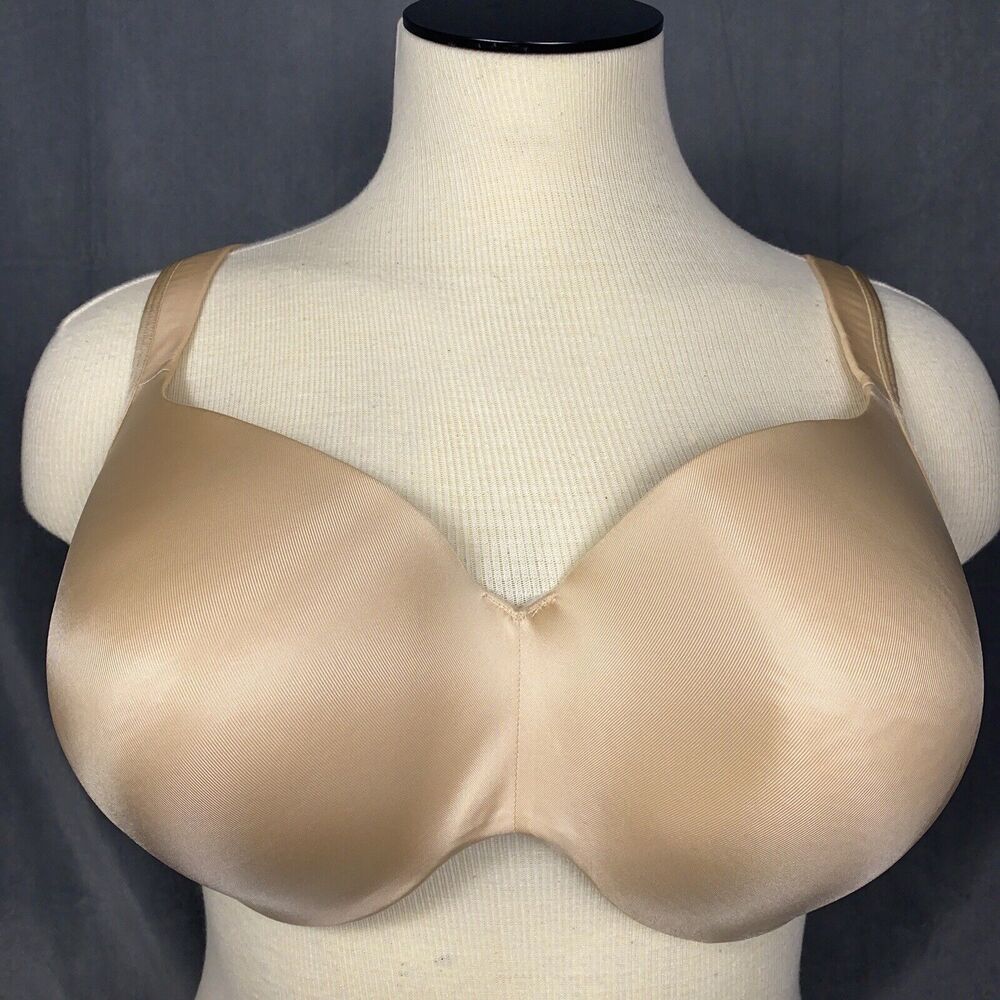 Serenada Bra Size 50D Molded Lined Full Coverage Beige Comfort Straps Underwire